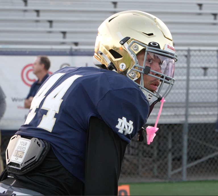 Sights and Sounds From Tyran Stokes and Notre Dame High School on the Gridiron 