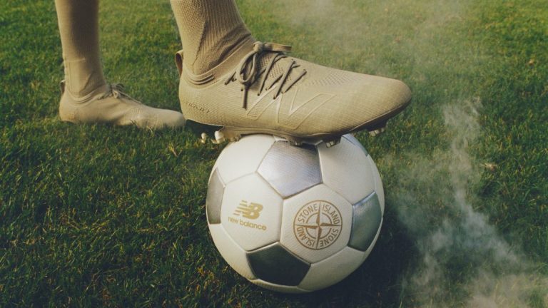 New Balance And Stone Island Launch Exclusive Soccer Cleat And Jersey