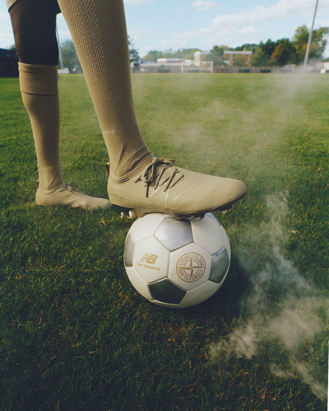 New Balance And Stone Island Launch Exclusive Soccer Cleat And
